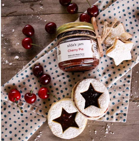 Star Shaped Linzer Cookies, Perfect for July 4th